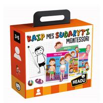 headu montessori - Mokomasis žaidimas HEADU KAIP MES SUDARYTI, lietuvių kalba - 3 nuotrauka
