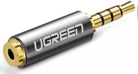 3.5 mm to 3.5 mm kabelis - Ugreen Audio adapter 2.5mm micro jack to 3.5mm mini jack Black - 1 nuotrauka