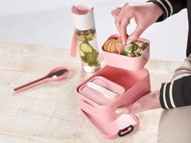 bento dezute - Mepal - TAB Bento M Lunchbox - Nordic Blush (240363) - 3 nuotrauka