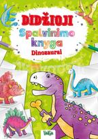 dinozaurai knyga - Dinozaurai: didžioji spalvinimo knyga - 1 nuotrauka