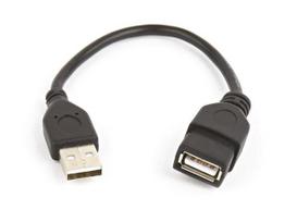 usb extension cable - Gembird Cable USB / USB 0.15m Black - 3 nuotrauka