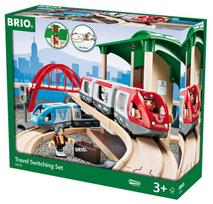 traukinys su begiais - Traukinio su bėgiais rinkinys Brio Railway, 33512 - 1 nuotrauka
