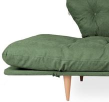 kalune design love - Kalune Design 3-sėdynė sofa-lova Nina Daybed - Žalias GR106 - 4 nuotrauka