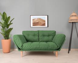 kalune design love - Kalune Design 3-sėdynė sofa-lova Nina Daybed - Žalias GR106 - 6 nuotrauka