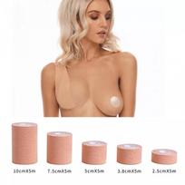 krutines - Krūtinę Formuojanti Lipni Juosta Be Latekso 7,5cm 5m. Dydis D - 4 nuotrauka