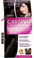 Loreal Casting Creme Gloss plaukų dažai be amoniako - 323 Darkest Chocolat