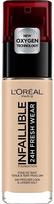 L'Oréal Infaillible 24H Fresh Wear makiažo pagrindas 130 Beige Peau 30ml