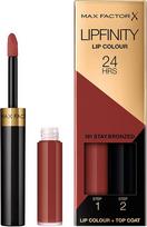 Max Factor Lipfinity skysti lūpų dažai - 191 Stay Bronzed