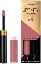 Max Factor Lipfinity skysti lūpų dažai - 001 Pearly Nude