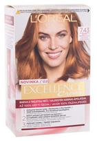 plauku dazai loreal - Loreal Professionnel Excellence Creme plaukų dažai - 7.43 Dark Copper Golden Blonde - 1 nuotrauka