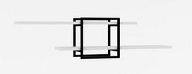 Kalune Design Sienos lentyna Mone - balta