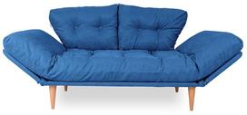Kalune Design 3-sėdynė sofa-lova Nina Daybed - Parliament Mėlyna GR108