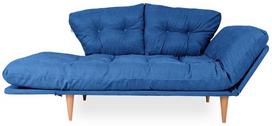 melyna sofa lova - Kalune Design 3-sėdynė sofa-lova Nina Daybed - Parliament Mėlyna GR108 - 3 nuotrauka