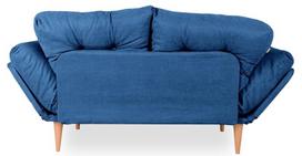 melyna sofa lova - Kalune Design 3-sėdynė sofa-lova Nina Daybed - Parliament Mėlyna GR108 - 5 nuotrauka