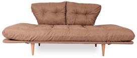kalune design love - Kalune Design 3-sėdynė sofa-lova Nina Daybed - šviesiai rudas GR102 - 2 nuotrauka