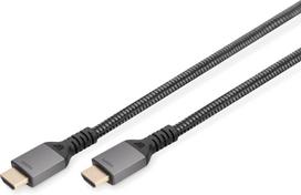 hdmi 8k kabelis - Digitus 8K PREMIUM HDMI 2.1 Connection Cable DB-330200-030-S Black, HDMI to HDMI, 3 m - 1 nuotrauka