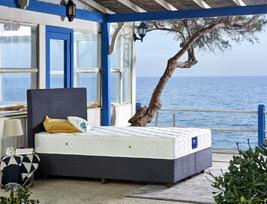 Kalune Design Čiužinys Mėlyna 120x200 cm Single Size Luxury Firm Mattress