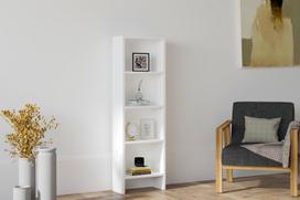 balta knygu lentyna - Kalune Design Knygų lentyna Barkın - balta - 3 nuotrauka