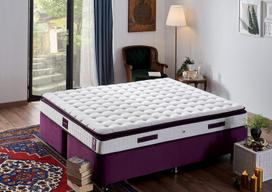 ciuziniai 150 200 - Kalune Design Čiužinys Violetinė 150x200 cm Double Size Padded Soft Mattress - 3 nuotrauka