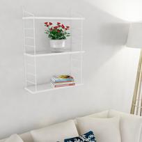 balta pakabinama lentyna - Pakabinama lentyna Kalune Design Armoni 3, balta - 3 nuotrauka