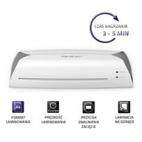 laminatorius - Qoltec 50327 Laminator LMR-0327 | A4 - 3 nuotrauka