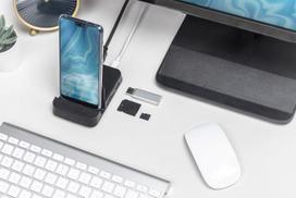 dell 130w - Dock stotelė Dicota, juoda - 10 nuotrauka