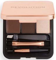 Antakių paletė Makeup Revolution Brow Sculpt 2.2 g, Dark Brown