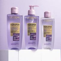 veido uzpildai - Loreal Hyaluron Specialist drėkinamasis veido tonikas - 200 ml. - 3 nuotrauka