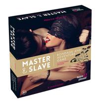 zaidimai suaugusiems - Tease & Please Master & Slave Bondage Game Beige (NL-EN-DE-FR-ES-IT-SE-NO-PL-RU) Erotinis stalo žaidimas - 1 nuotrauka