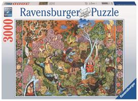 delione 3000 - Dėlionė Ravensburger Sun Sign Garden 171354V, 3000 vnt. - 2 nuotrauka