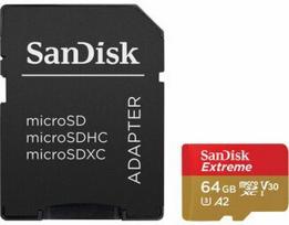 sandisk extreme 64gb 10 - Atminties kortelė SanDisk Extreme, 64 GB - 2 nuotrauka