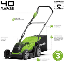 vejapjoves greenworks -  Greenworks G40LM35K2x - 4 nuotrauka