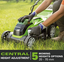 vejapjoves greenworks -  Greenworks G40LM35K2x - 6 nuotrauka