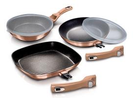 Keptuvių komplektas Berlinger Haus Rose Gold BH-7038, 280 mm, aliuminis