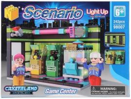 Konstruktorius Crystaland Crystal Brix Game Center, 242 vnt.