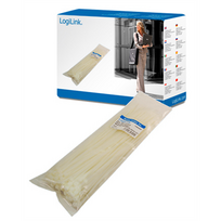 tortu dekoravimo rinkiniai - Logilink KAB0004 Cable Ties 100 pcs - 3 nuotrauka