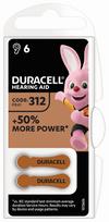 Elementai DURACELL 312, 6vnt