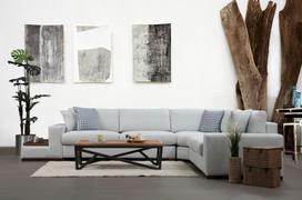 Pirkti Kampinė sofa Hanah Home Loop 23, smėlio, 282 x 323 x 85 cm - Photo 7