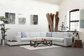 Pirkti Kampinė sofa Hanah Home Loop 23, smėlio, 282 x 323 x 85 cm - Photo 8