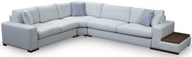 Pirkti Kampinė sofa Hanah Home Loop 21, šviesiai pilka, universalus, 363 x 95 x 85 cm - Photo 2