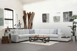 Pirkti Kampinė sofa Hanah Home Loop 21, šviesiai pilka, universalus, 363 x 95 x 85 cm - Photo 5