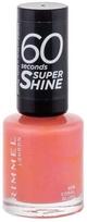 Rimmel 60 Seconds Super Shine Nail Polish greitai džiūstantis nagų lakas -  406 Coral Blush