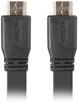 6 pin kabelis - Lanberg HDMI Cable V2.0 Flat Black 5m - 1 nuotrauka