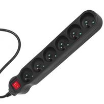 ilgintuvas 1,5m - Maclean Power Strip MCE225 1.5m Black - 4 nuotrauka