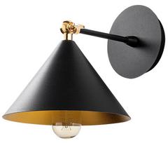 Šviestuvas sieninis Opviq Berceste 185BLACK-A, 40 W, E27
