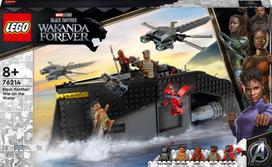 lego kariai - LEGO Marvel Juodoji pantera: karas ant vandens 76214 - 1 nuotrauka