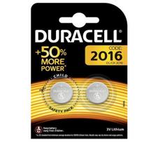 sausi akumuliatoriai -  DURACELL CR2016, 2vnt., litis, 3V - 1 nuotrauka