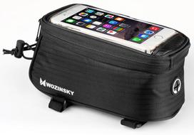 Wozinsky Bike Front Storage Bag Bicycle Frame Phone Case 6.5'' 1.5l Black