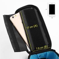 deklas ant rankos - Wozinsky Bike Front Storage Bag Bicycle Frame Phone Case 6.5'' 1.5l Black - 5 nuotrauka