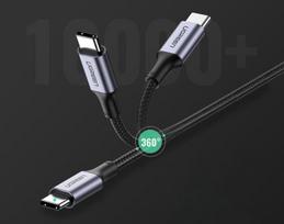 ikroviklis usb c 100w - Ugreen 100W PD Fast Charging Cable 2m - 4 nuotrauka